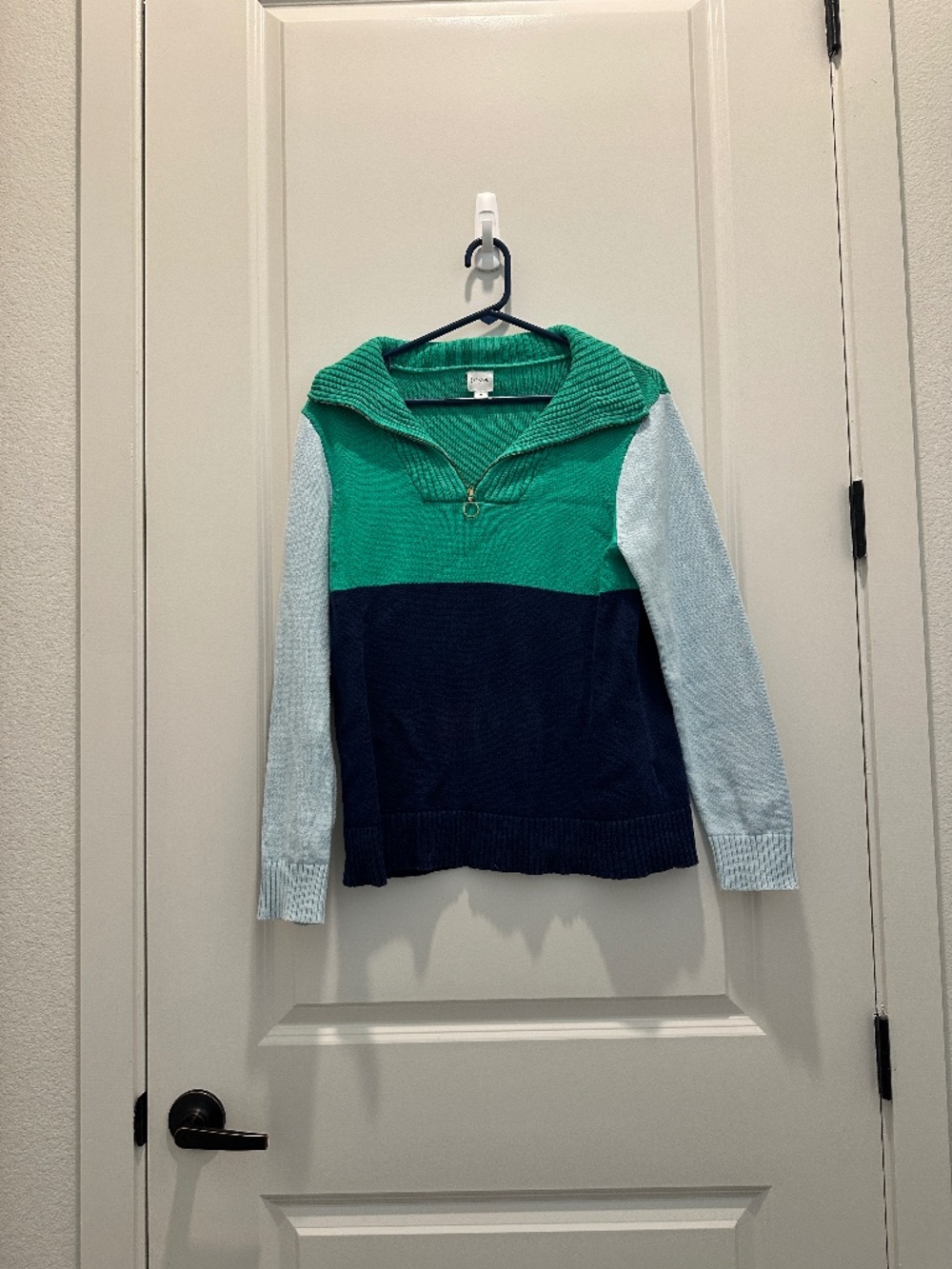 J. Crew Factory Colorblock Pullover - Size M